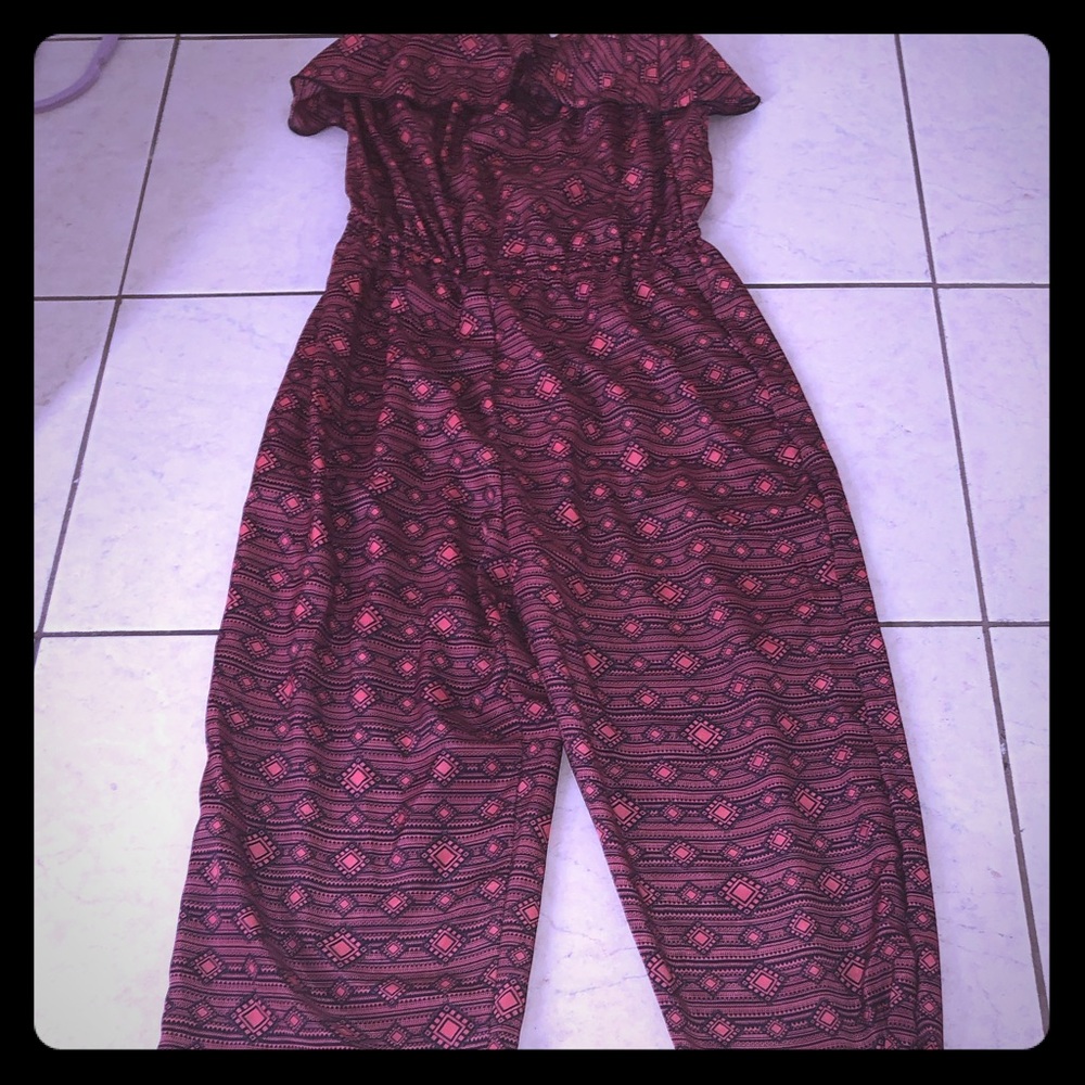 Strapless pantsuit!